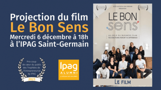 Soirée ciné à l'IPAG Saint-Germain :  "Le Bon Sens" le film